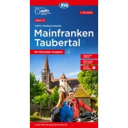21 Cykelkarta Tyskland Mainfranken-Taubertal 1:150.000
